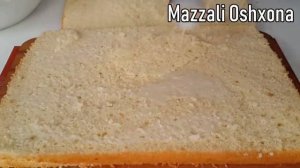 НЕПОВТОРИМЫЕ ПИРОЖНЫЕ  ПОЛУЧИТСЯ У ВСЕХ! ПЫШНЫЙ БИСКВИТ НА ВСЮ ФОРМУ! ГОТОВИМ С MAZZALI OSHXONA