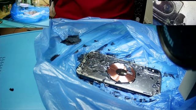 Iphone xs замена заднего стекла смотреть онлайн