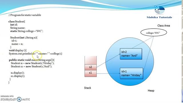 Core Java 29 - Introduction To Static Keyword and Static Variable смотреть онлайн