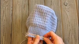 ВЯЖЕМ ПОДКЛАД К МЕРИНОСОВОЙ ШАПКЕ. ЧАСТЬ 2. KNITTED HAT