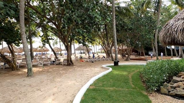 Доминикана. Обзор территории отеля Catalonia Gran Dominicus 4*.  Семейный отель в Байяибе
