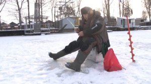 Зимняя рыбалка в центре Риги. На рыбалку с Нормундом #83