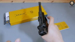 Макет пистолета Denix Luger D7/M-1143 видео обзор 4k