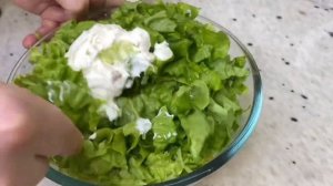 Очень вкусный салат со СМЕТАНОЙ! ВКУСНО И ПРОСТО!