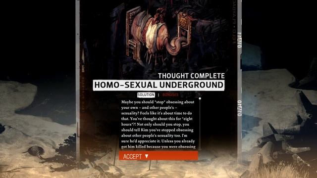 extremely well timed intrusive thoughts - Disco Elysium смотреть онлайн