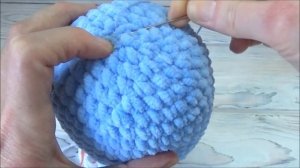 Пингвин крючком из плюшевой пряжи // мастер-класс toyfabric