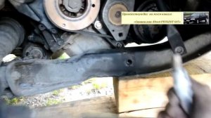 PEUGEOT 605 (2.0 turbo). Замена ручейкового ремня пежо 605 2.0 турбо бензин