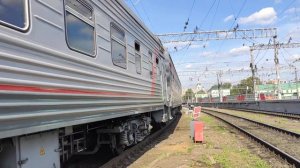 Скорый поезд отправляется со станции Москва,-Казанская