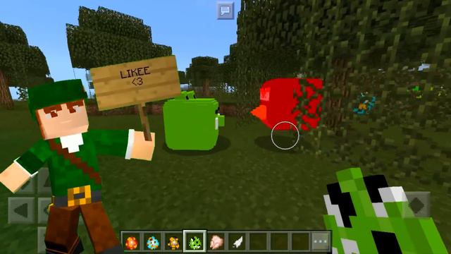 PÁSSAROS DO ANGRY BIRDS NO MINECRAFT PE !! смотреть онлайн
