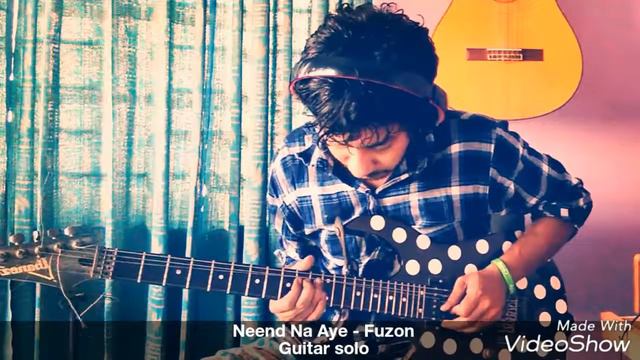 Neend Na Aaya - Fuzon Guitar Solo by Faysal