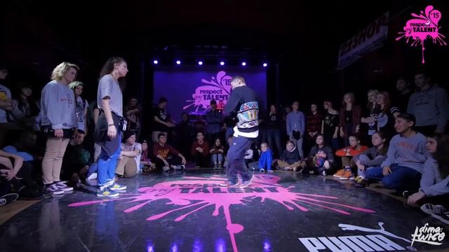 RESPECT MY TALENT-2015 | HIP-HOP BEGINNERS 1/16 | SYZIX VS DMITRIEVA KSENIA (WIN) смотреть онлайн