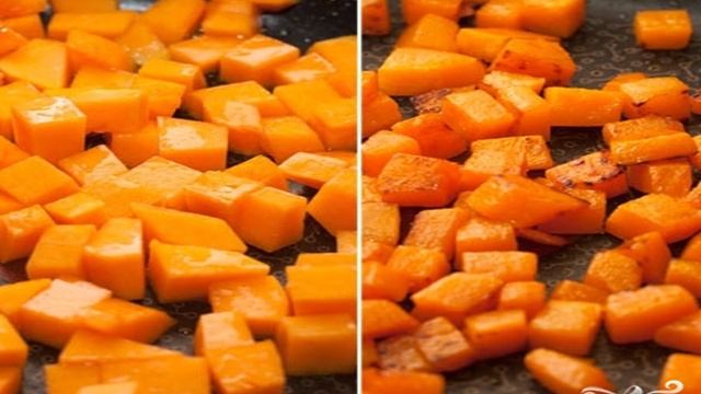 Пицца с тыквой, грушей и горгонзолой