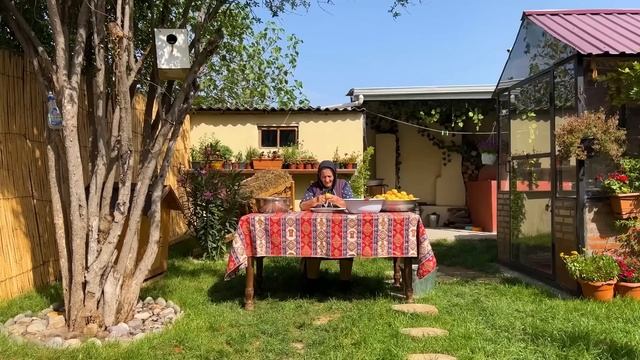 Grandma Baked Lots of Homemade National Azerbaijani Bread in the Tandoor! смотреть онлайн