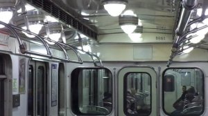 Метропоезд Санкт-Петербурга 9-43: метровагон Ем-501, б. 6961 - 1 линия (30.01.19)