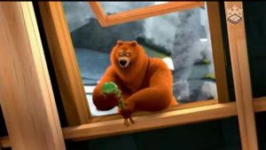 гризли и лемминги.лемминги и паучек