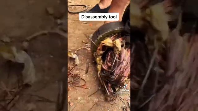 How to disassemble an electric motor? Two ways to get copper. смотреть онлайн