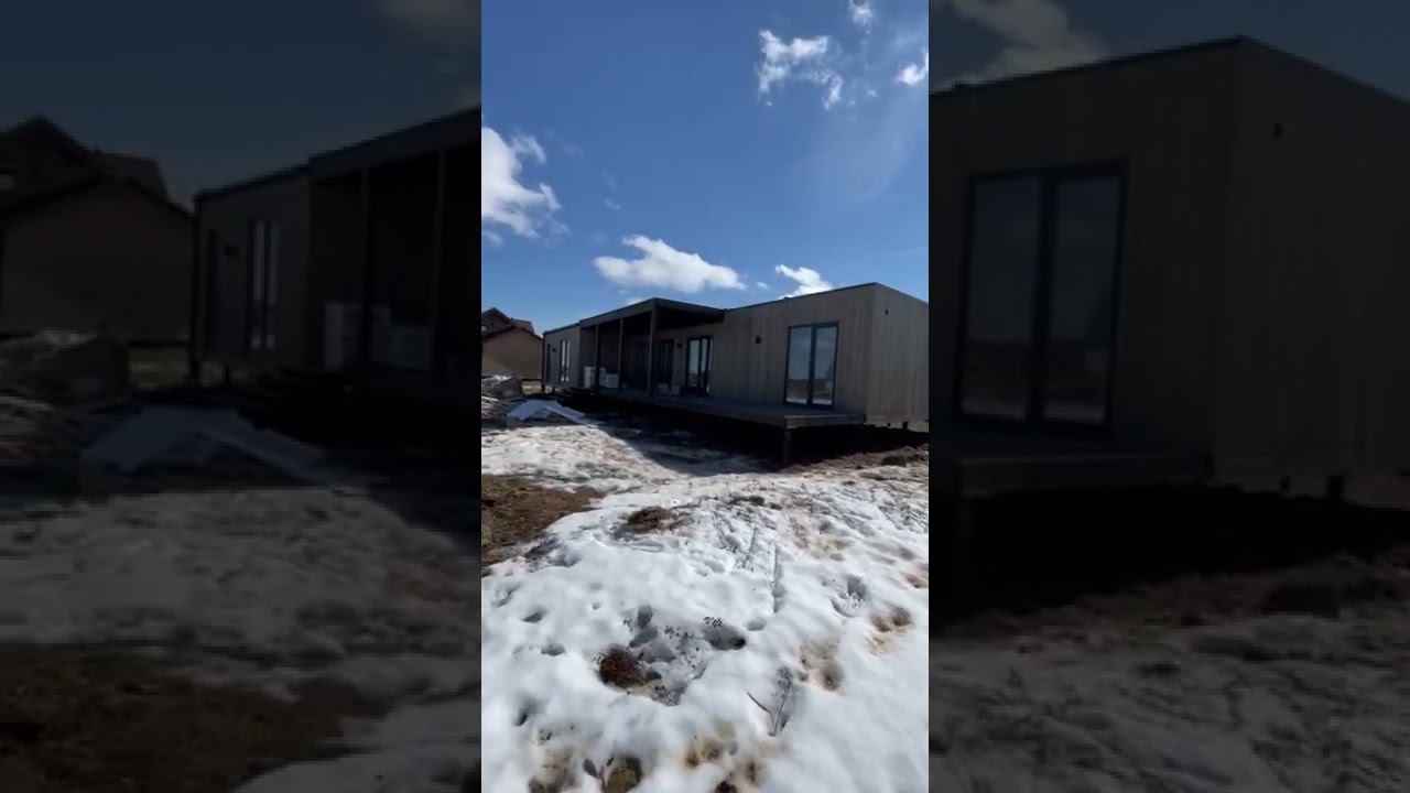 Модульный дом 102 кв.м. внутренней площади смотреть онлайн
