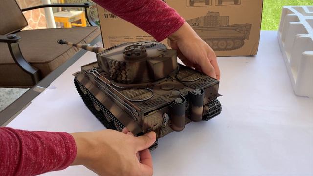 Taigen 1/16 RC Tiger Tank 1 Late Version Unboxing - TankUMuch смотреть онлайн