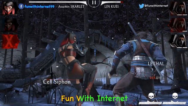 Mk Mobile Assassin SKARLET Gameplay Unreleased Player | Mortal Kombat Mobile Update 2.4.0
