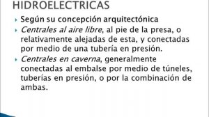 centrales hidroelectricas