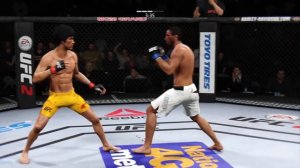 Bruce Lee vs. Hacran Dias (EA Sports UFC 2) - CPU vs. CPU