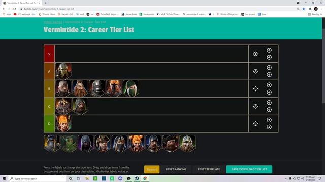 Vermintide 2 - Best Career Tier List смотреть онлайн