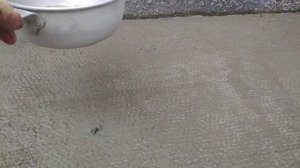 Железенение бетона с игольчатым валиком