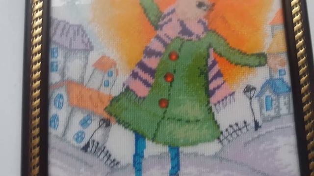 Мои первые вышивки! Вышитые подушки