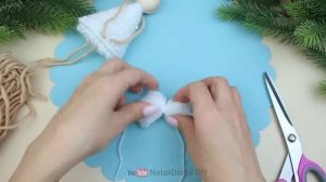 Уютная Зимняя Фея из Пряжи❄ Как сделать куклу из ниток ❄ Yarn Doll making ❄ Christmas decoration DI