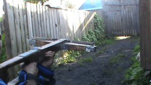 Самодельный арбалет. Homemade crossbow.