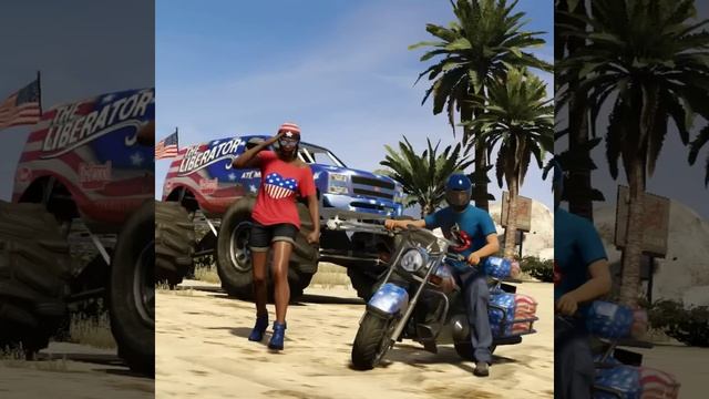 Grand Theft Auto Online: The Independence Day Special -- The Liberator смотреть онлайн
