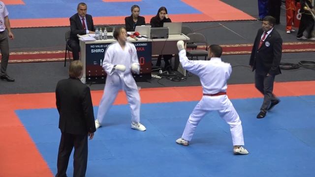 Каратэ всестилевое Удар  Перелом носа 1 Всемирные игры национальных видов единоборств Чебоксары 202