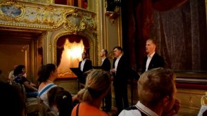 Юсуповский дворец. Акапельное пение.