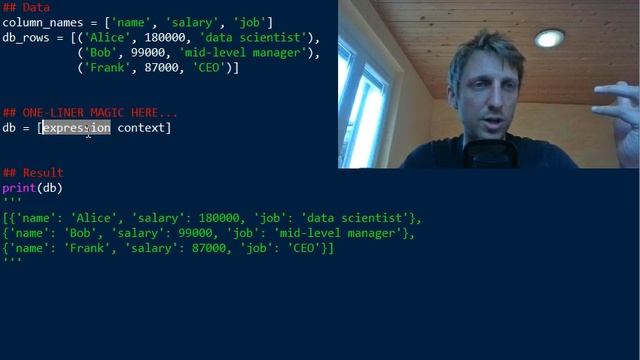 Python One-Liner Trick 10 - How to Convert Two Lists into a Dictionary
