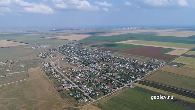 Республика Крым, село Колоски, пригород Евпатории, купить дома, участки вид с высоты птичьего полет