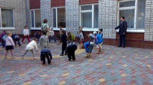 Утренняя зарядка в детском саду