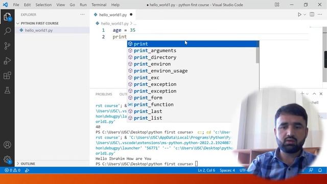 Python Tutorial for Beginners | Variable | Input function- Lecture#5