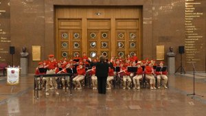 Выступление Первого юнармейского духового оркестра
