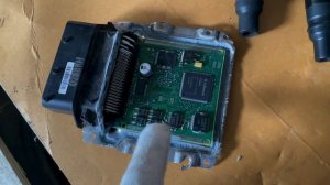 Расплавленные катушки и сожженный ЭБУ