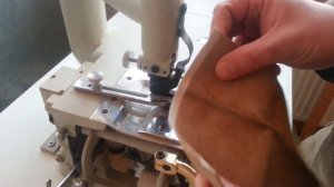 Машина для спуска края кожи (брусовочная машина)