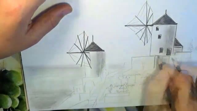 Рисование перед завтраком. Вспоминая море и Крит. смотреть онлайн