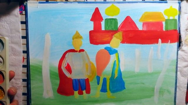 Как нарисовать богатырей. смотреть онлайн