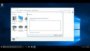 13.  Добавление и удаление принтеров в панели Устройства и принтеры в Windows 10