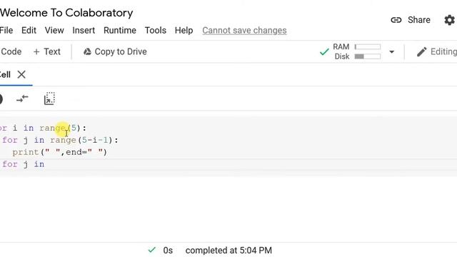 Python Number Pattern 10