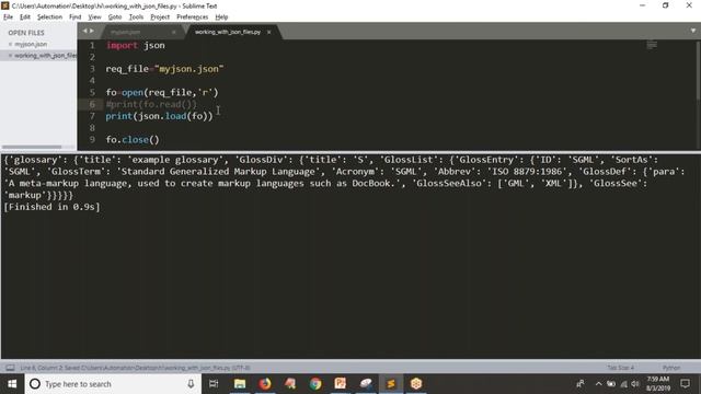 65.Complete Python Basics for Automation - Working with JSON files