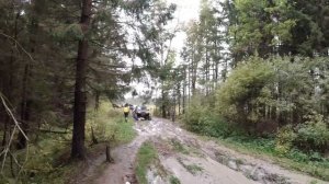 УАЗ Симбир задает темп, УАЗ на 47 тракторах и УАЗ 6*6  догоняют...Много машин с моторами V8, 1 част