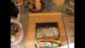 Сыроедческие суши. Raw Vegan