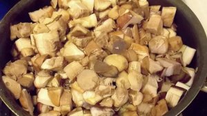 Жареные лесные грибы на зиму
