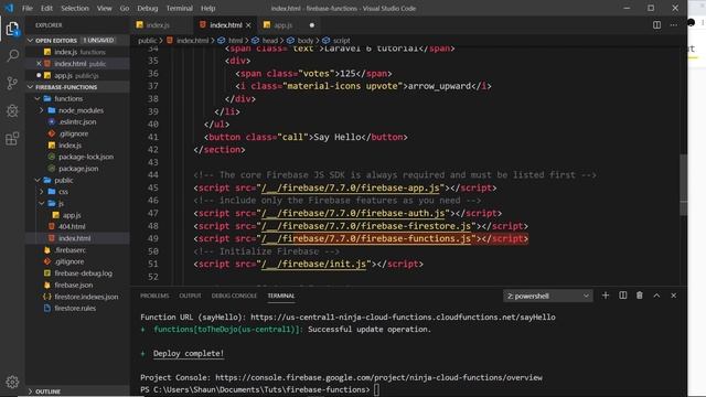 Firebase Functions Tutorial #5 - Callable Functions смотреть онлайн