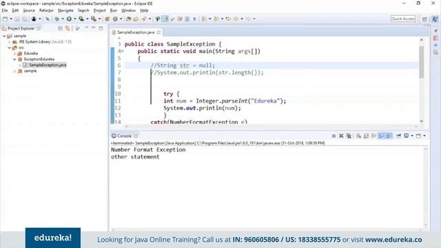 Java Exception Handling | Java Programming Tutorial | Java Training | Edureka | Java Rewind - 2